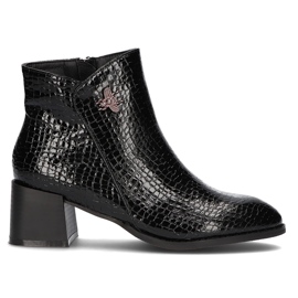 Schwarze Filippo DBT3116 / 21 Bk Stiefel