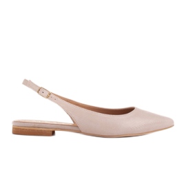 Marco Shoes Natürliche Wildledersandalen in Beige 1965P-103-1