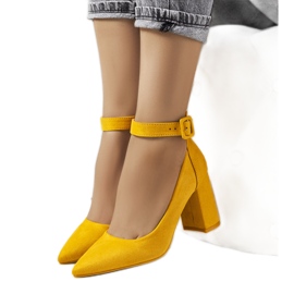 Senfpumpen auf der Geerke-Post gelb