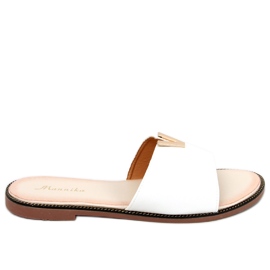 Damengesichtshausschuhe Willow White weiß