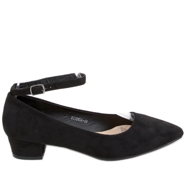 Bellis Schwarze Pumps mit niedrigem Absatz