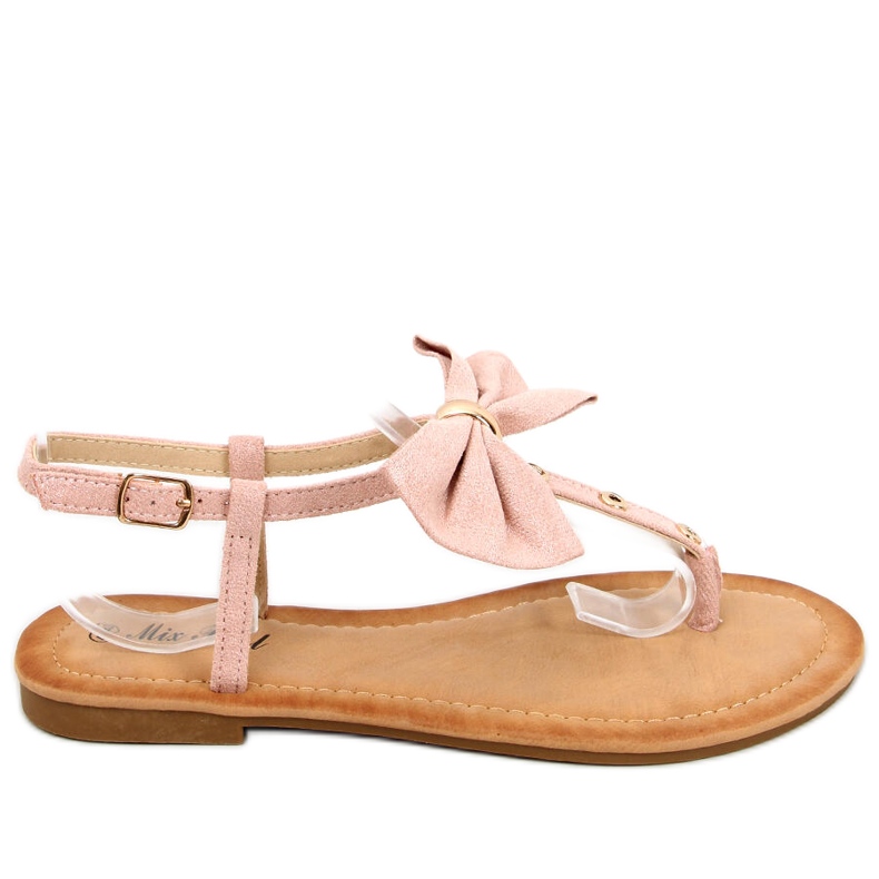 Flip-Flops mit Megi-Champagne-Schleife rosa