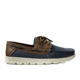 Marineblaue Herrenschuhe von Creemore braun