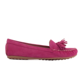Marco Shoes Lila Wildleder Loafer Ballerina 1979P-770-1 rosa