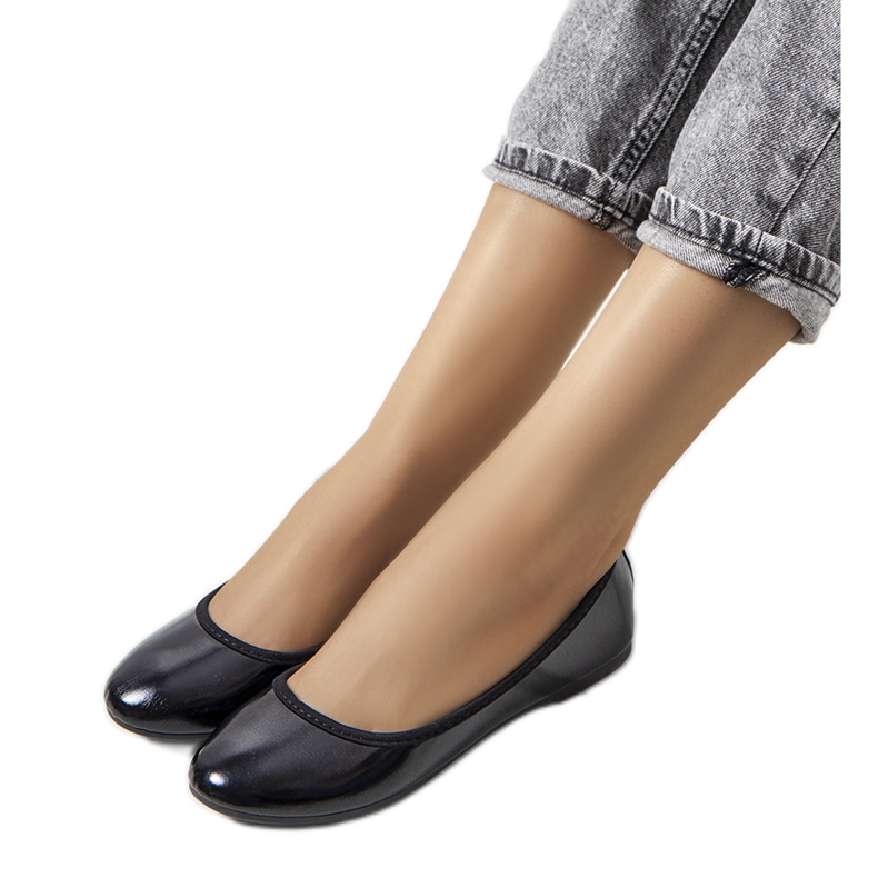 Schwarze Ballerinas von Orenda für Damen