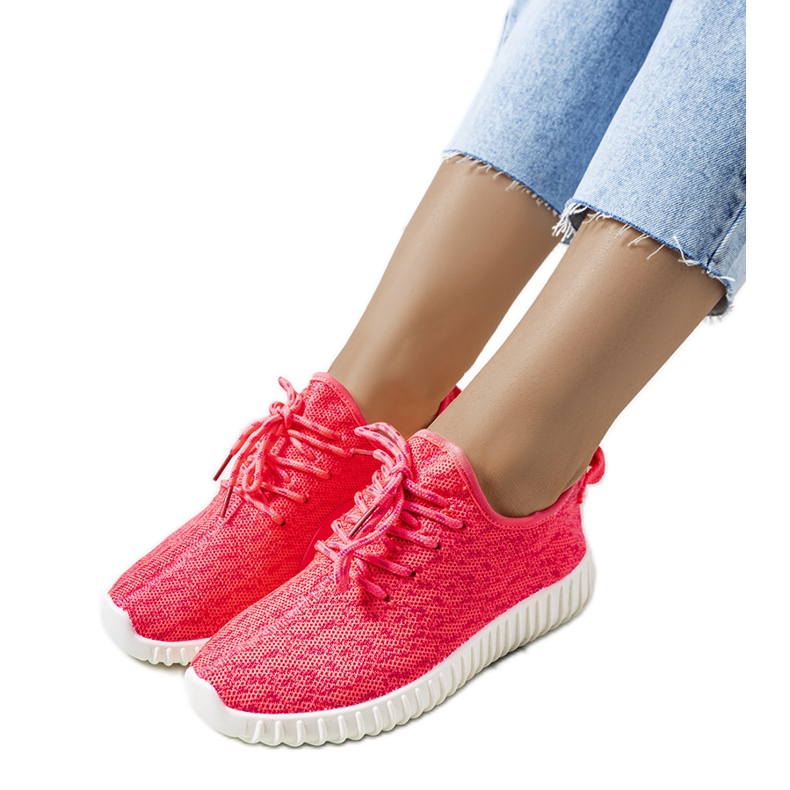 Pinkfarbene Neon-Sneakers von Mulder rosa
