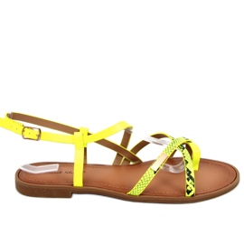 Trudy Yellow Damensandalen gelb