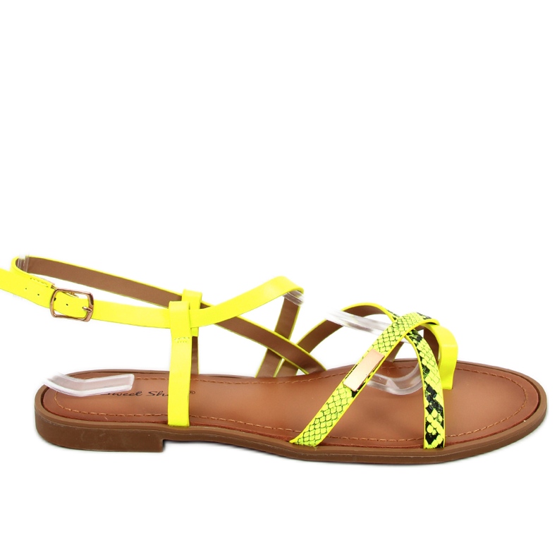 Trudy Yellow Damensandalen gelb
