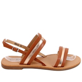 Joyce Camel Damensandalen braun