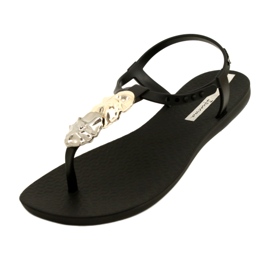 Flip-Flops mit Ipanema-Dekoration 83182 schwarz 23526 silber- golden