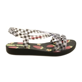 Ipanema 83200 Karierte Sandalen Kinder EXP Erdbeersandale farblos