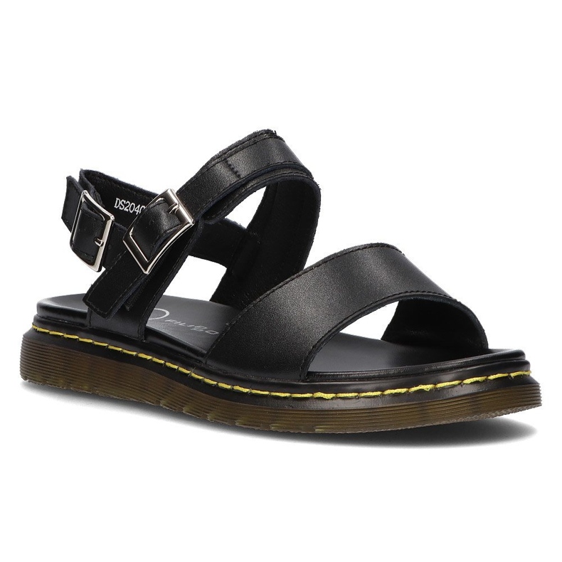 Ledersandalen Filippo DS2040 / 22 Bk schwarz
