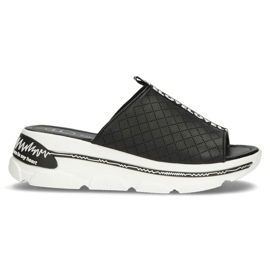 Lederhausschuhe Filippo DK3679 / 22 Bk schwarz