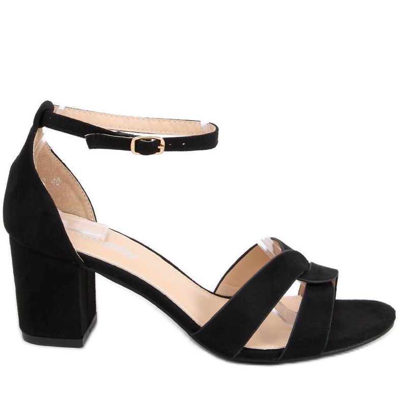 Moly Black Sandaletten mit hohen Absätzen schwarz