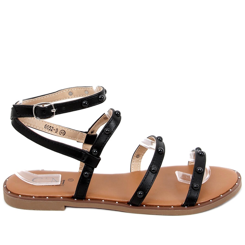 Hazel Black Gladiator-Sandalen schwarz