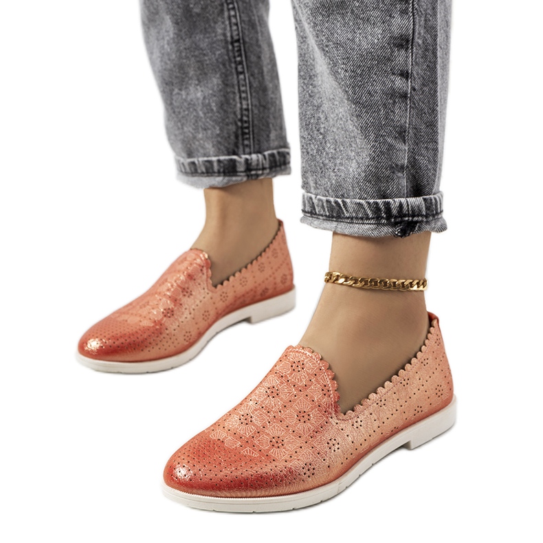 Rote Loafer für Damen von Girvan