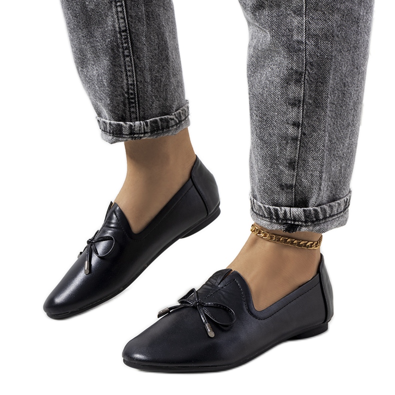 Carlsen schwarze Loafer