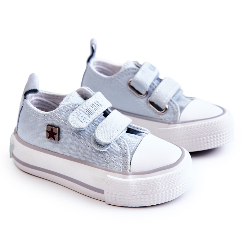 Kinderturnschuhe mit Klettverschluss Big Star HH374204 Blau