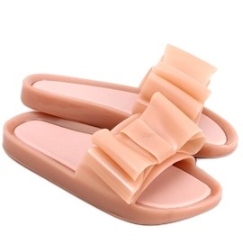 Silikonpantoffeln für Damen Vinca Pink beige