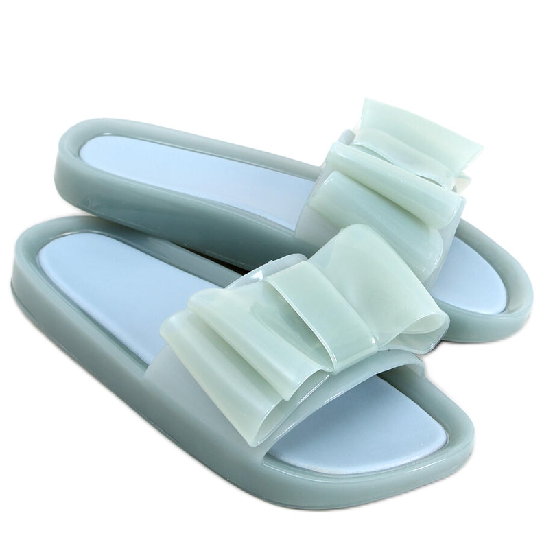 Silikonhausschuhe für Damen von Vinca Green blau