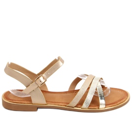 Celia Gold Damensandalen golden