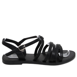 Floss Schwarze Damensandalen
