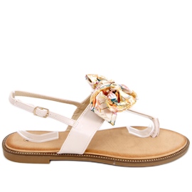 Flip-Flops mit Schleife Odette Beige