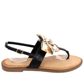 Flip-Flops mit Schleife Odette Black schwarz
