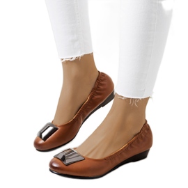 Sofia braune Ballerinas