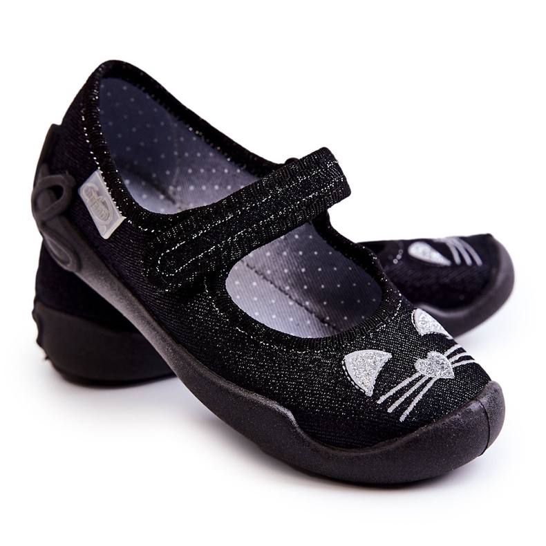 BEFADO S.A. Ballerinas Befado Cats 114X450 Schwarz