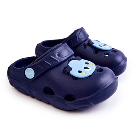 BEFADO S.A. Kinderhausschuhe Kroks Miś Befado 159X110 Marineblau
