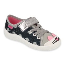 Befado Kinderschuhe 251X186 rosa silber- grau