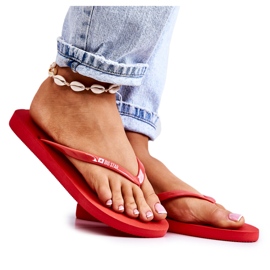 Damen Flip-Flops Big Star JJ274A384 Rot