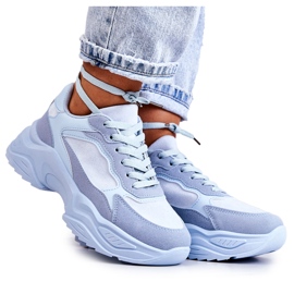 PG1 Damen Sportschuhe Turnschuhe Blau Bacaris