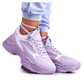 PG1 Damen Sportschuhe Turnschuhe Violett Bacaris lila