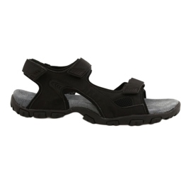 American Club Amerikanische HL50 / 22 schwarze Sportsandalen