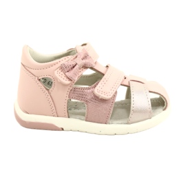 Mädchensandalen mit Schleife von American Club XD63/22 rosa