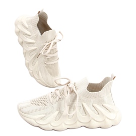 Ineng Beige Sockensportschuhe