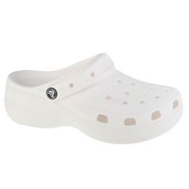 Crocs Classic Platform Clog 206750-100 Flip-Flops weiß