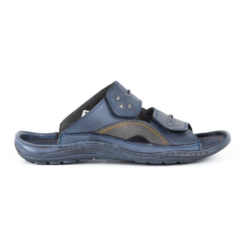 Olivier Herren Lederhausschuhe 335GT marineblau