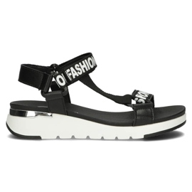 Ledersandalen Filippo DS2169 / 22 Bk schwarz