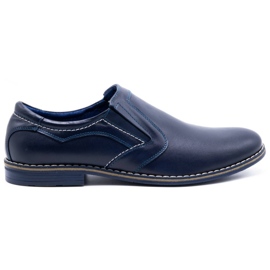 Olivier Eleganter Herrenschuh 283LU marineblau