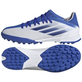 Adidas X Speedflow.3 Tf Jr GW7514 Fußballschuhe mehrfarbig weiß