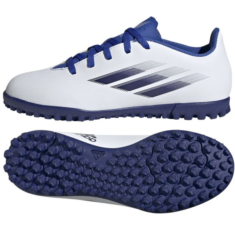 Adidas X Speedflow.4 Tf Jr GW7533 Fußballschuhe mehrfarbig weiß