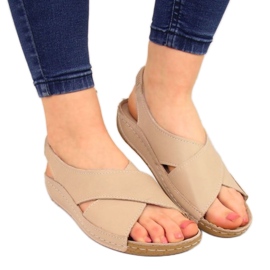 Ledersandalen T.Sokolski W SCA109A beige