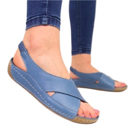 Ledersandalen T.Sokolski W SCA109B blau