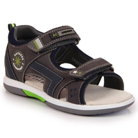 Sandalen mit Klettverschluss American Club Jr AM891A grau