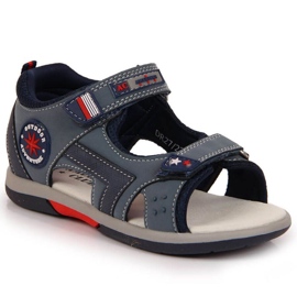 Sandalen mit Klettverschluss American Club Jr AM891B marineblau navy blau
