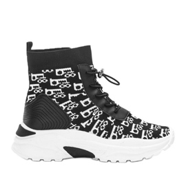 Schwarze Turnschuhe für Damen von Erma weiß