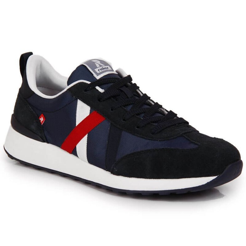 Lässiger Rieker M RKR539 marineblauer Sportschuh